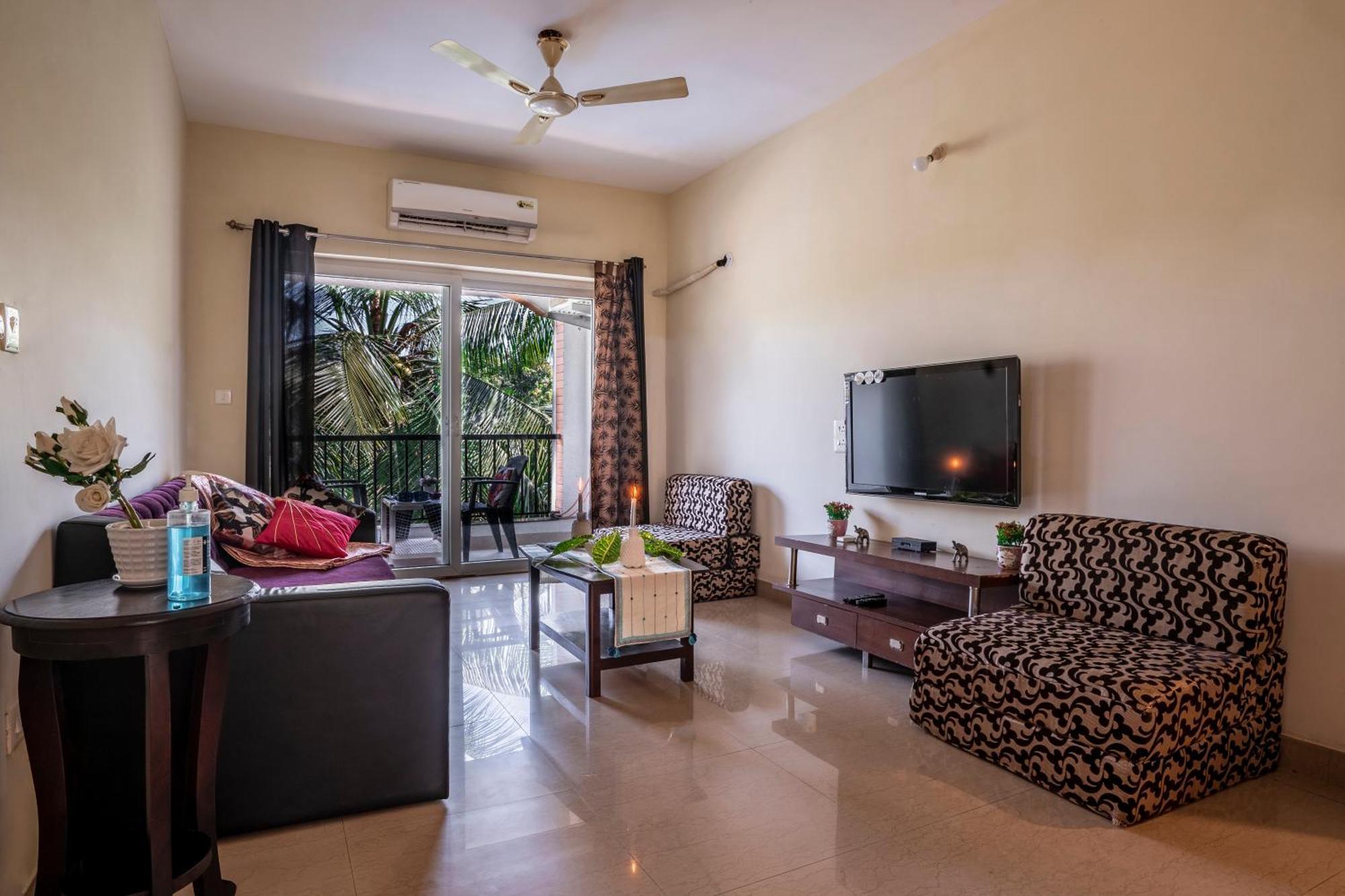 Goa Chillout Apartment - 1Bhk, บากา ภายนอก รูปภาพ